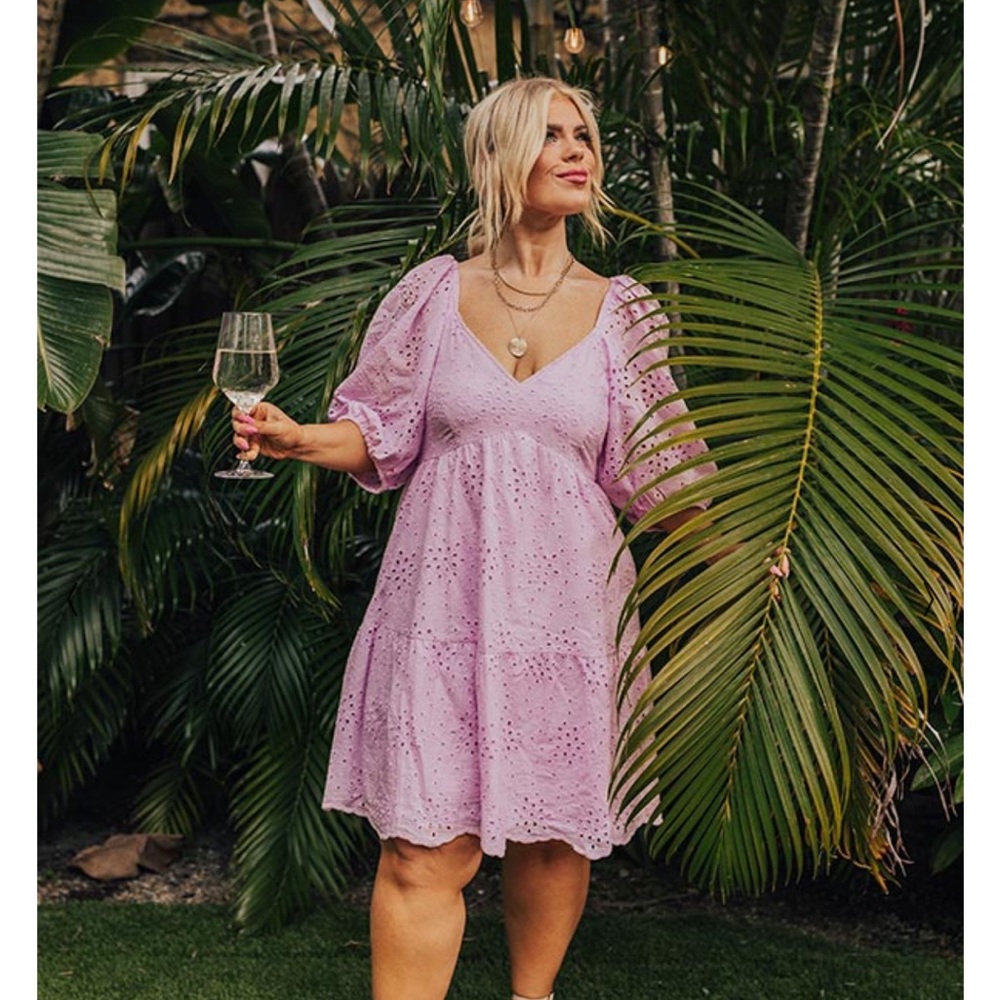 Lavender Mini Dress